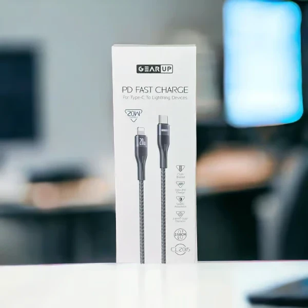 GearUP CL2015 Type-C to Lightning 20W 1.5M Cable