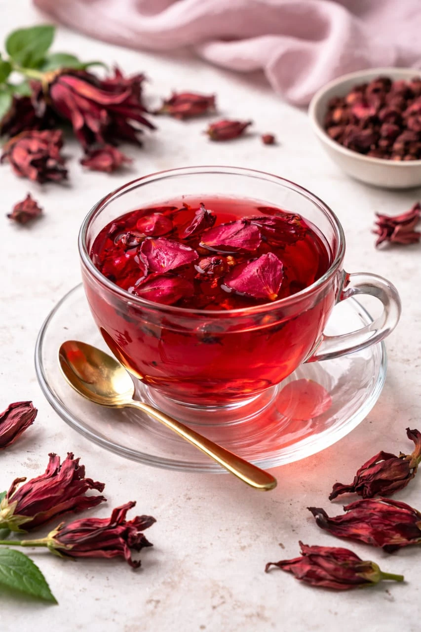 প্রধান জবা ফুলের চা