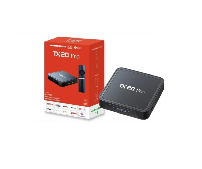 TX60 Pro 14K Ultra HD Smart Android TV Box with Voice Control Remote