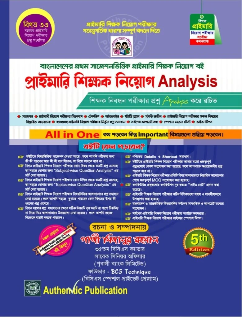 প্রাইমারি শিক্ষক নিয়োগ Analysis