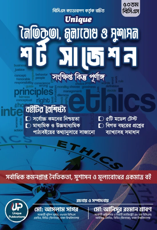৫০ BCS ইউনিক নৈতিকতা, মূল্যবোধ ও সুশাসন শর্ট সাজেশন