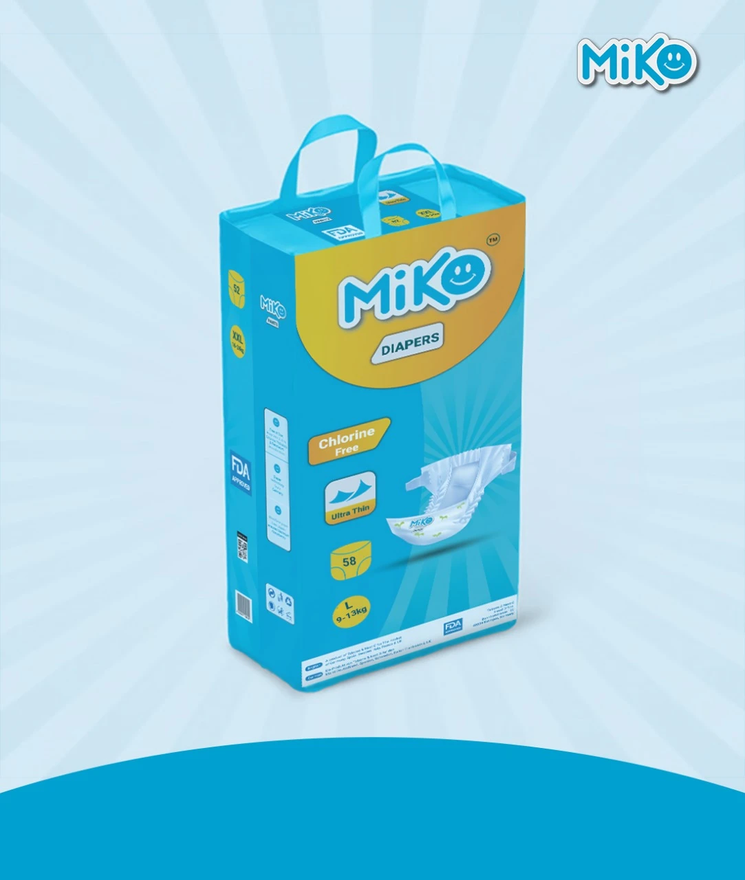 MIKO Pantes L 58 pcs