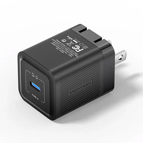 VENTION FEPB0-US 20W USB-C GaN Charger – Super Small, Super Fast
