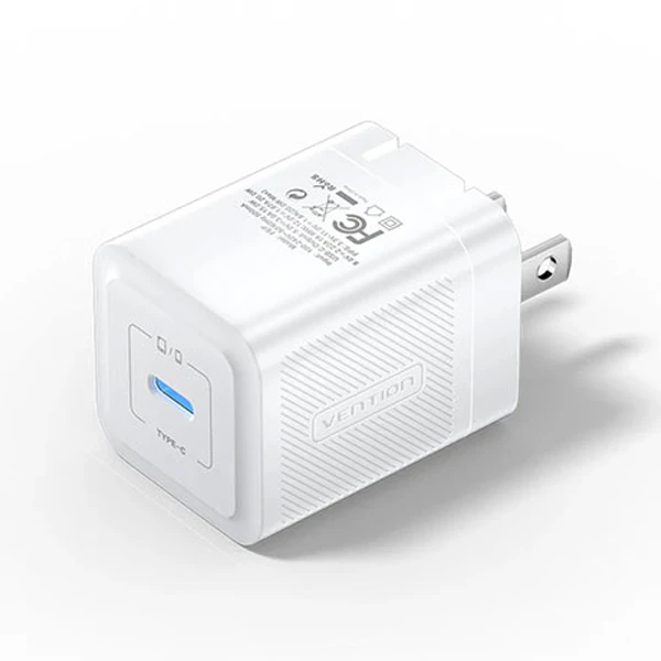 VENTION FEPW0-US 20W USB-C GaN Charger - White