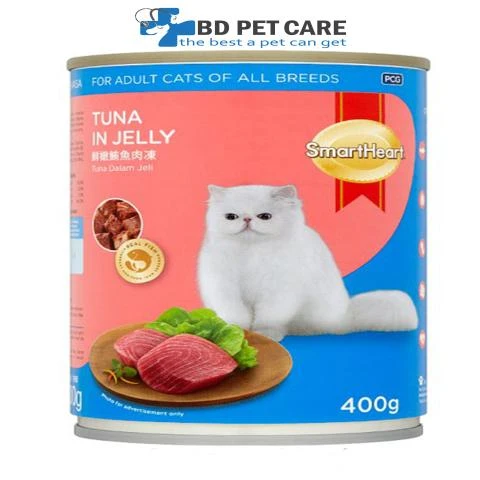 SmartHeart Cat Canned Food Tuna in Jelly 400g