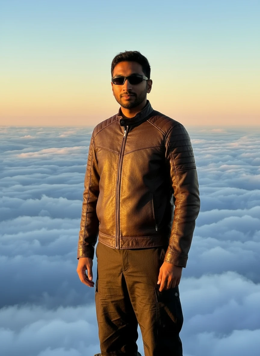 Prodhan Dark Knight Racer Leather Jacket