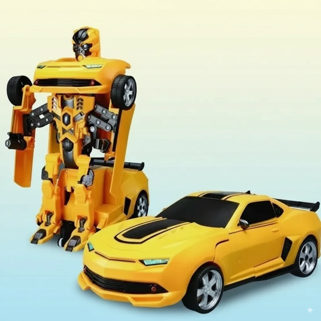 Yellow Transformer Robot Car for best children’s gift