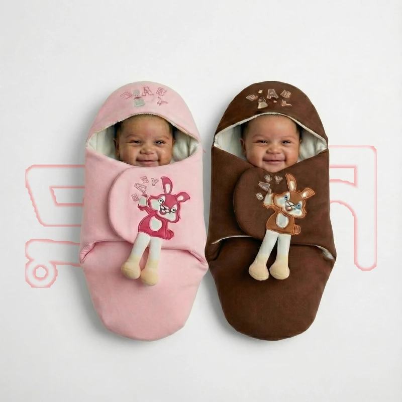 2 Pcs Warmnest Baby Blanket Combo for Winter