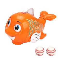 Baby Musical Fish Toy – Flashing Lights & Sound