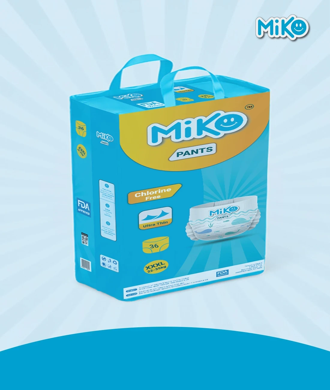 MIKO Pantes XXXL 36 pcs