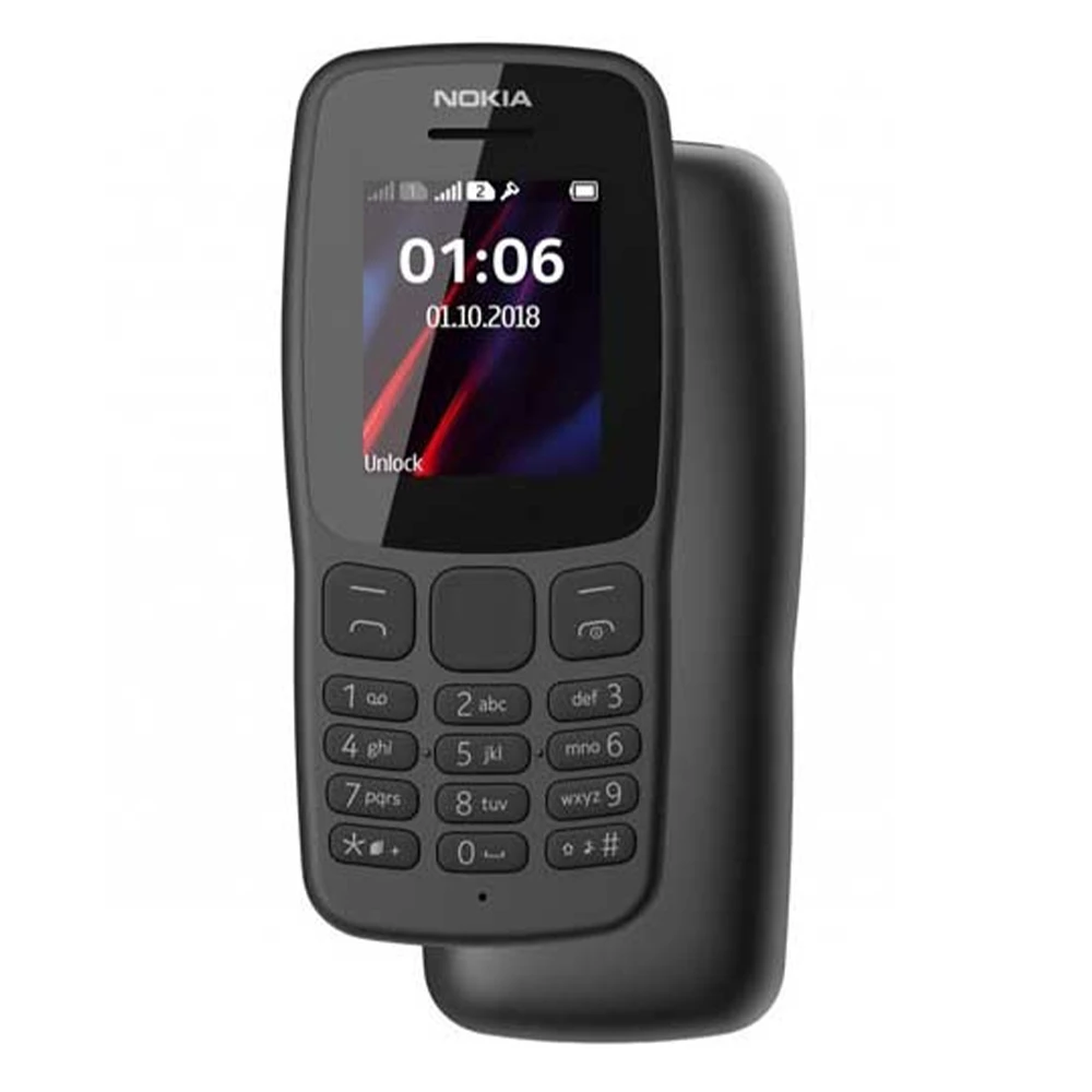 Nokia 106 Dual Sim Feature Phone - Black